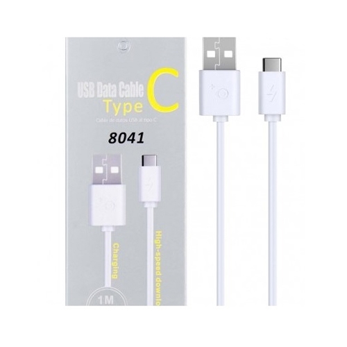 USB-C ladekabel 1M hvid
